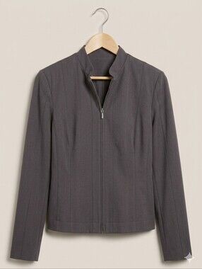 Preswick & Moore Grey Suit Jacket Size 6